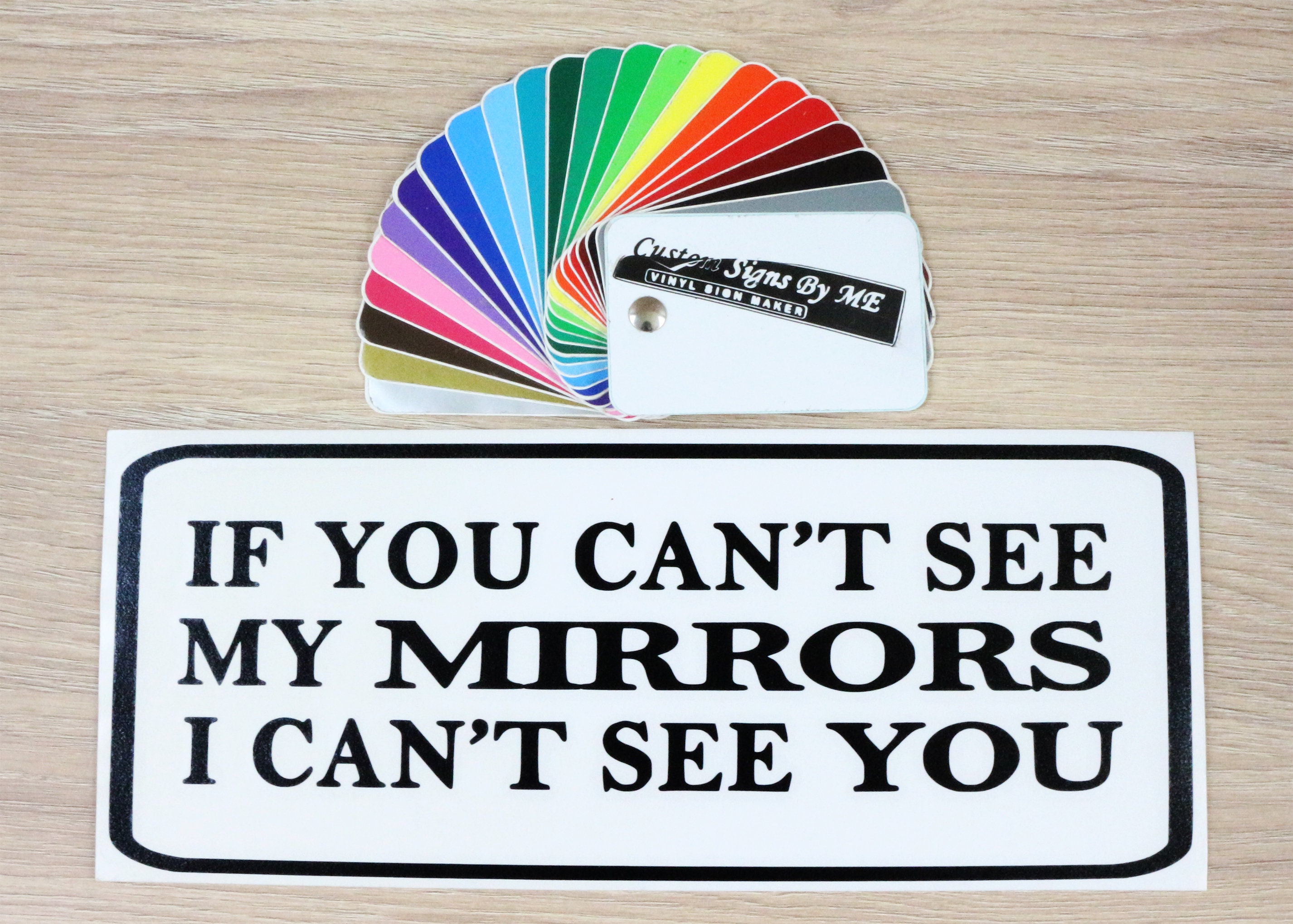 Trailer Sticker If You Can't See My Mirrors I Can't Etsy