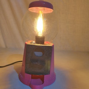 Artisan lamp, Table lamp, Candy holder lamp, Vintage lamp, Metal lamp