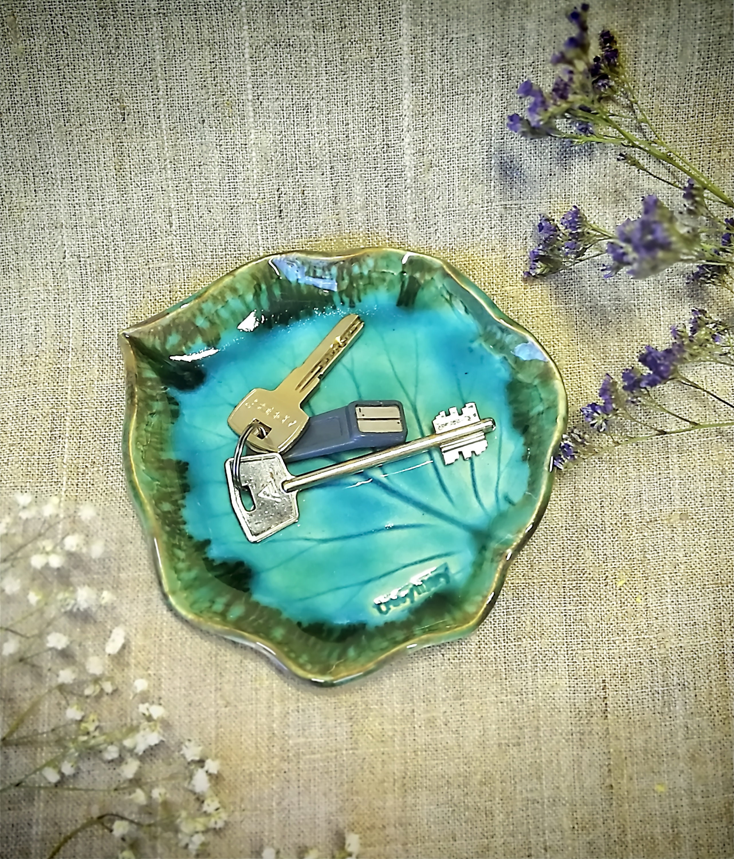 Small dish jewellery dish candle plate mindfulness gift Etsy