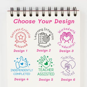 Custom Teacher Stamp | Teacher Stamps | Reward Stamp | Classroom Teacher Stamp | Feedback Stamps | Custom Stamp | Teacher Assisted Stamp |