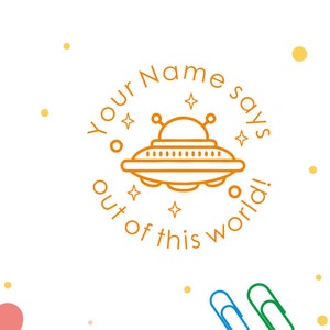 Personalisierte Lehrerstempel, Luftschiffstempel, Lehrerstempel, Lehrerstempel, Lehrergeschenke, vorgefärbte Stempel