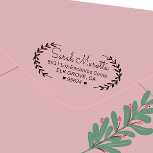 Sello de dirección de devolución, Sello de dirección de devolución personalizado, Sello de autoentintado, Sellos personalizados, Sellos de dirección personalizados, Sellos de dirección de empresa personalizados