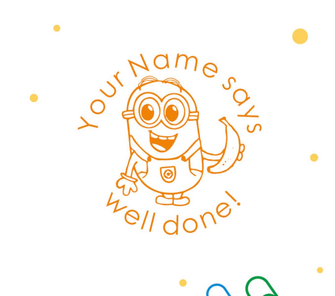 Personalised Teacher Stamps Minions Stamps Custom Teacher - Etsy Personalised Teacher Stamps Minions Stamps Custom Teacher - Etsy