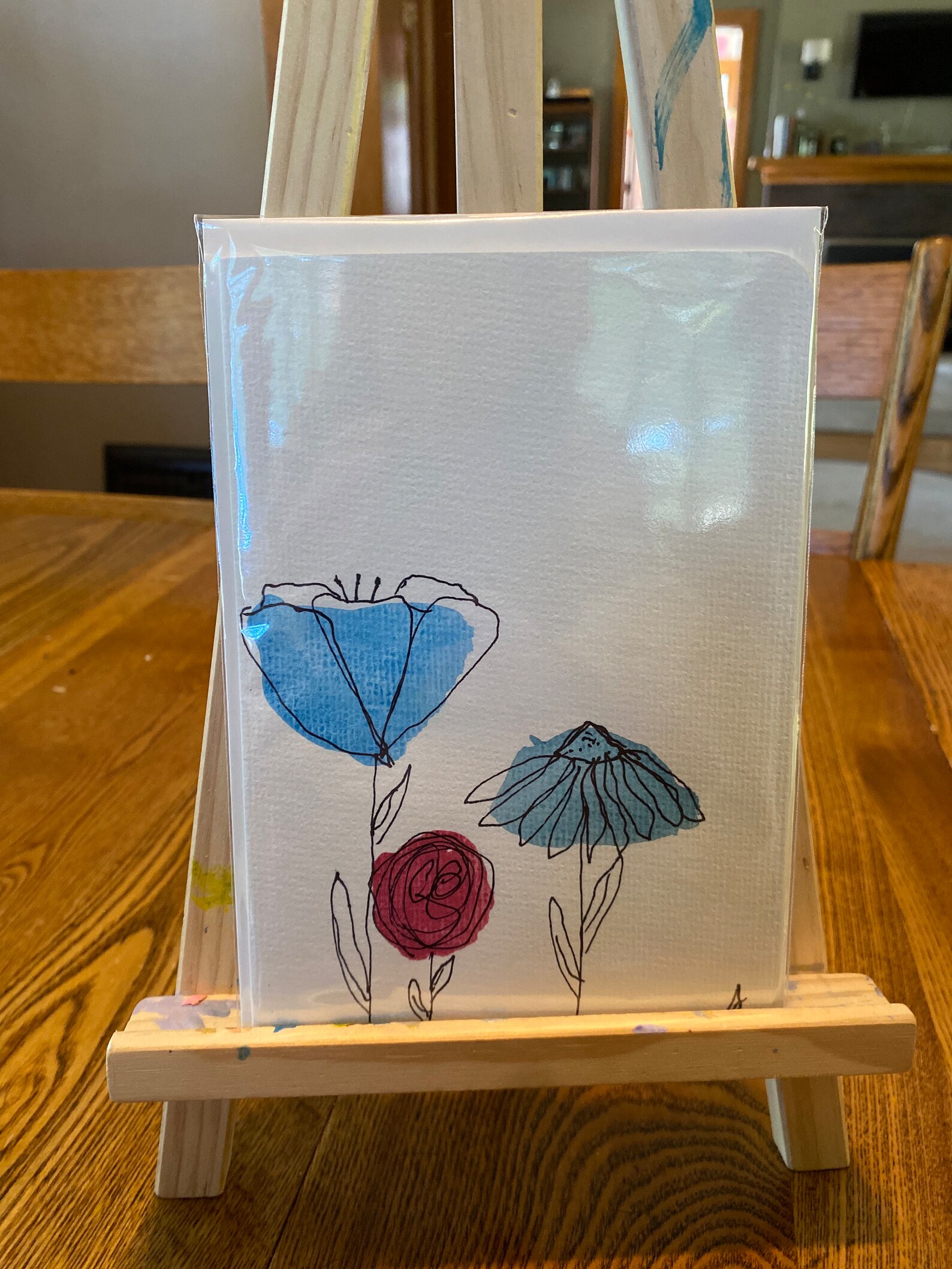 Hand Painted Watercolor Greeting Card - Etsy