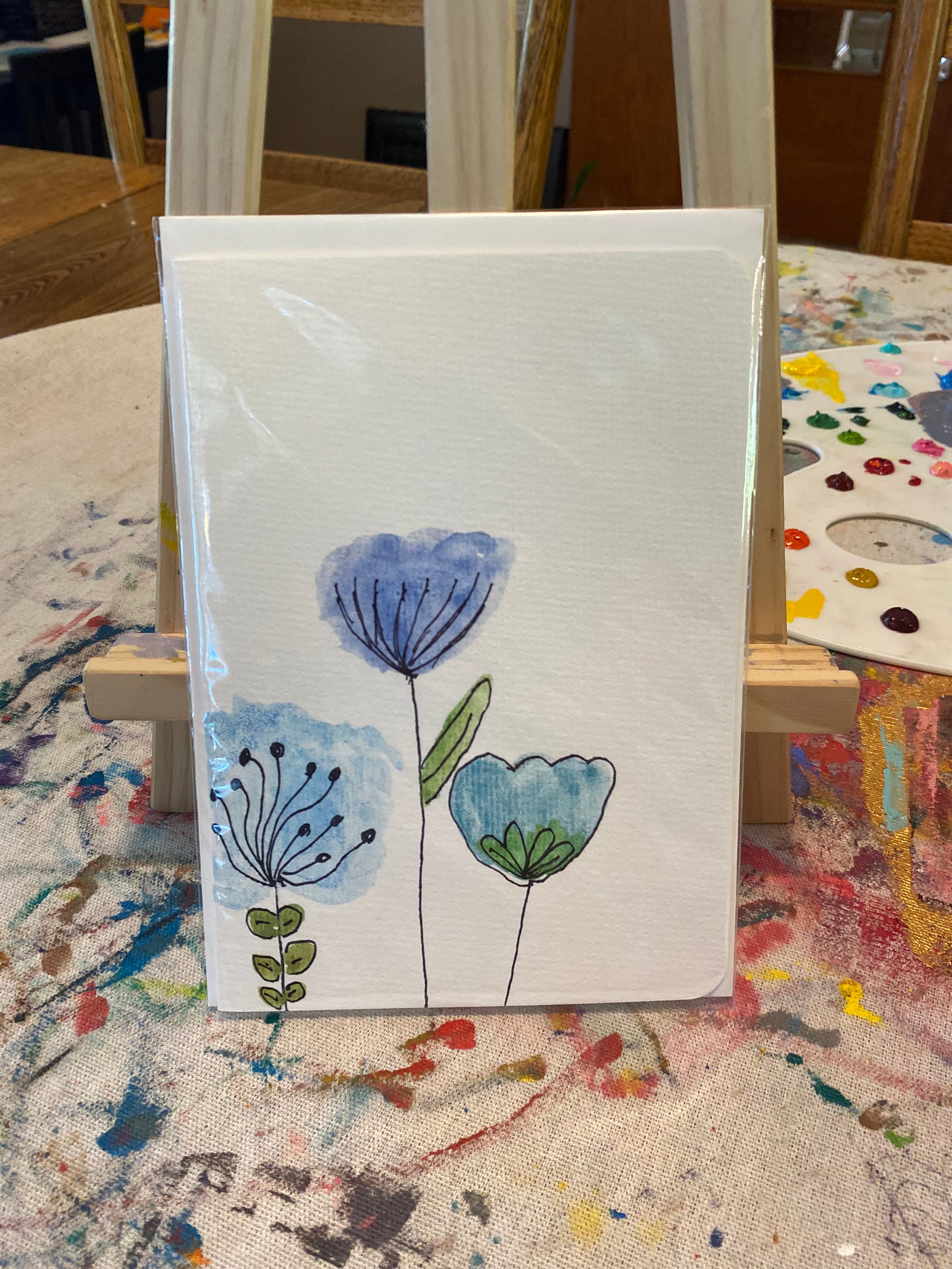 Hand Painted Watercolor Greeting Card - Etsy