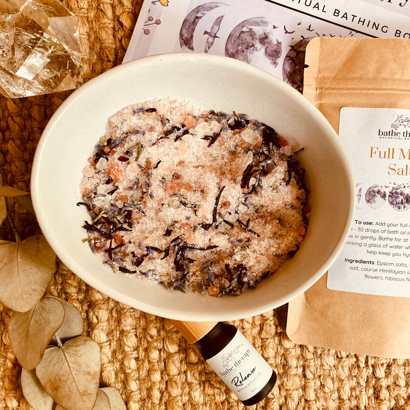 Moon Ritual Box New Moon & Full Moon Ritual Bath Kit | Etsy