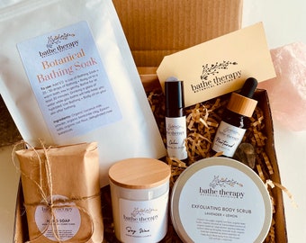 Organic Mother's Day Self Care Gift Box || Gifts for Her | Wellness Care Package | Pamper Package | 100% Natural Ingredients