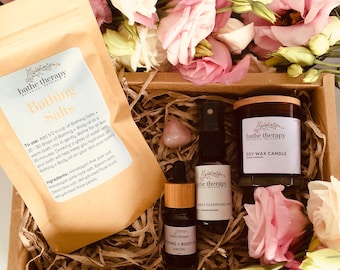 Mother's Day Relaxation Gift Box | Wellness Care Package Woman | Vegan | Birthday Gift |Organic Self-Care Package for Her |