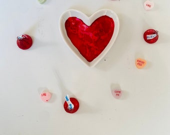 Small Heart Shaped Trinket Dish