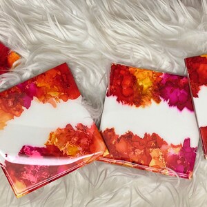 Alcohol Ink Coasters