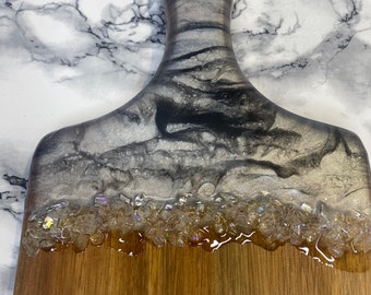 Abstract resin Serving board