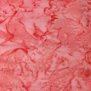Tecido de algodão Batik pêssego/rosa por metro