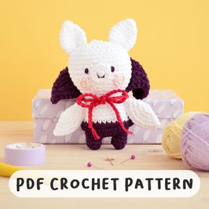 BARTHOLOMEUS, nietoperz albinos – cyfrowy wzór szydełkowy