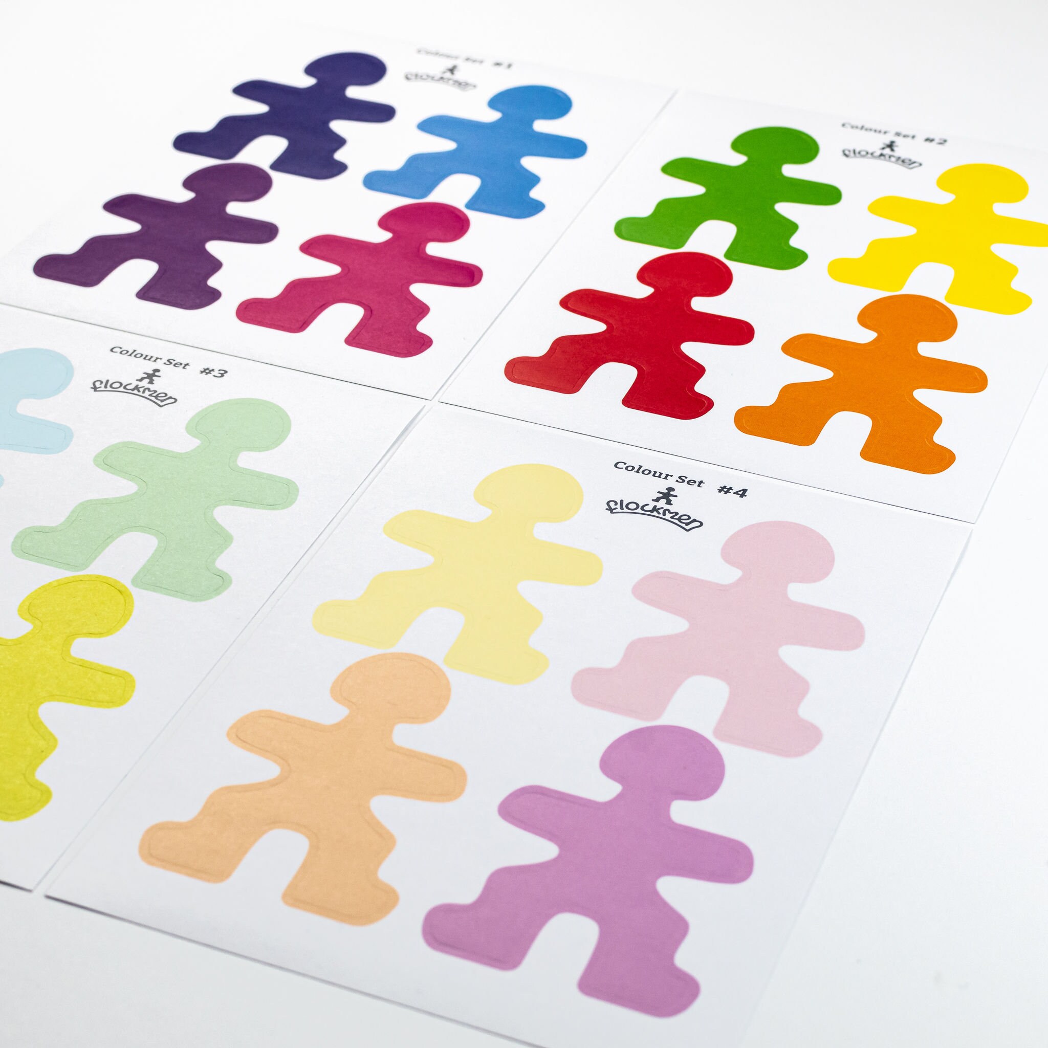 Flockmen Color Sticker Set - Etsy