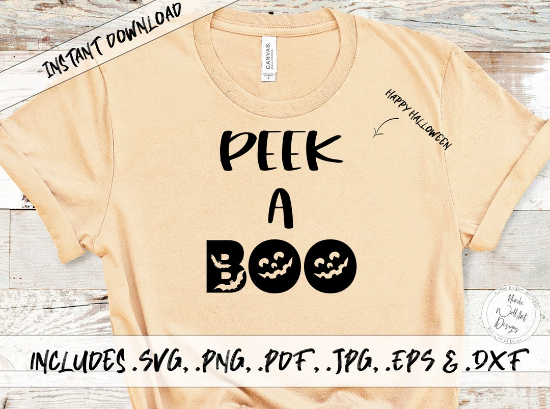 Peek A Boo Printables Cricutfile Instant Download - Etsy