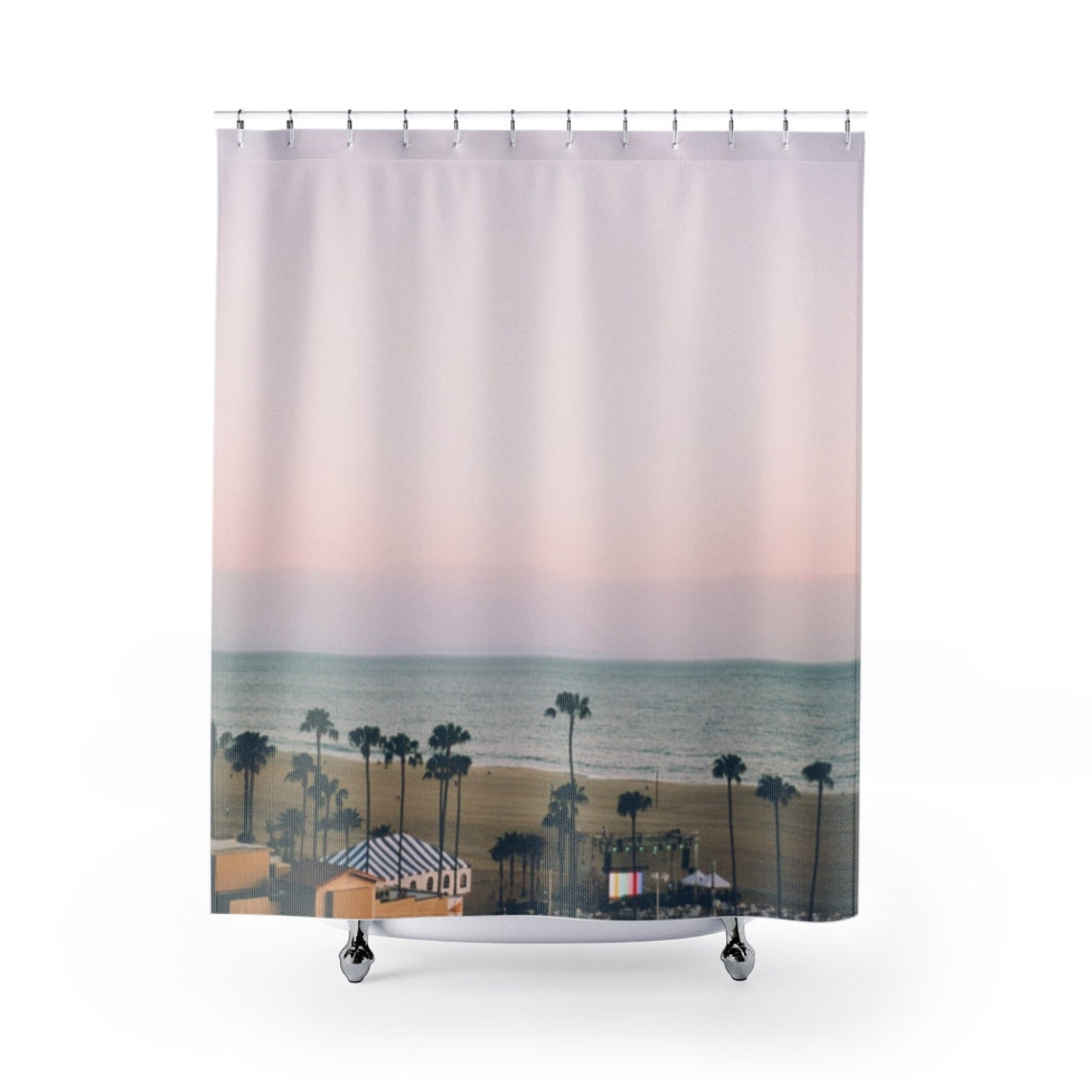 Beautiful Scenic Shower Curtain california Sunset Etsy