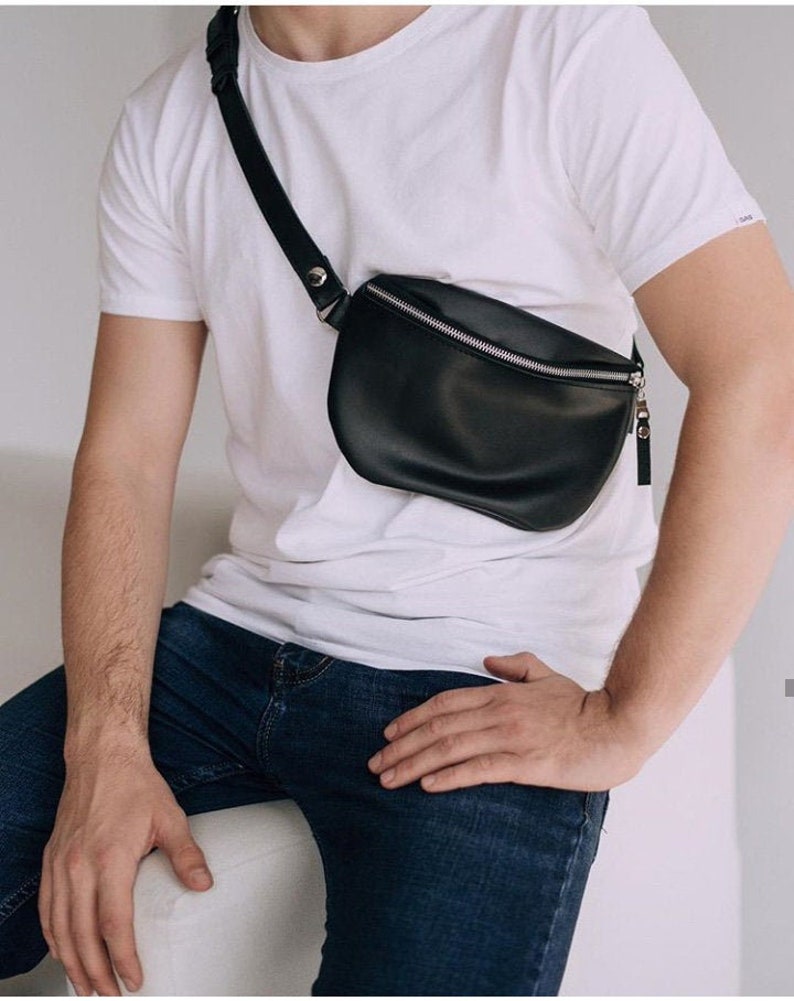 Leather Belt Bag Leather Belt Purse Womens Belt Bag Woman Etsy