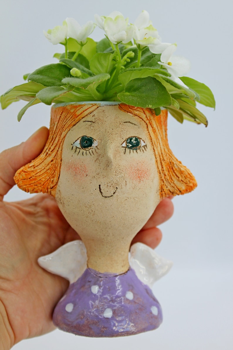 Unique Planter Ceramic Planter Home Decor Ceramic Flower Pot Etsy