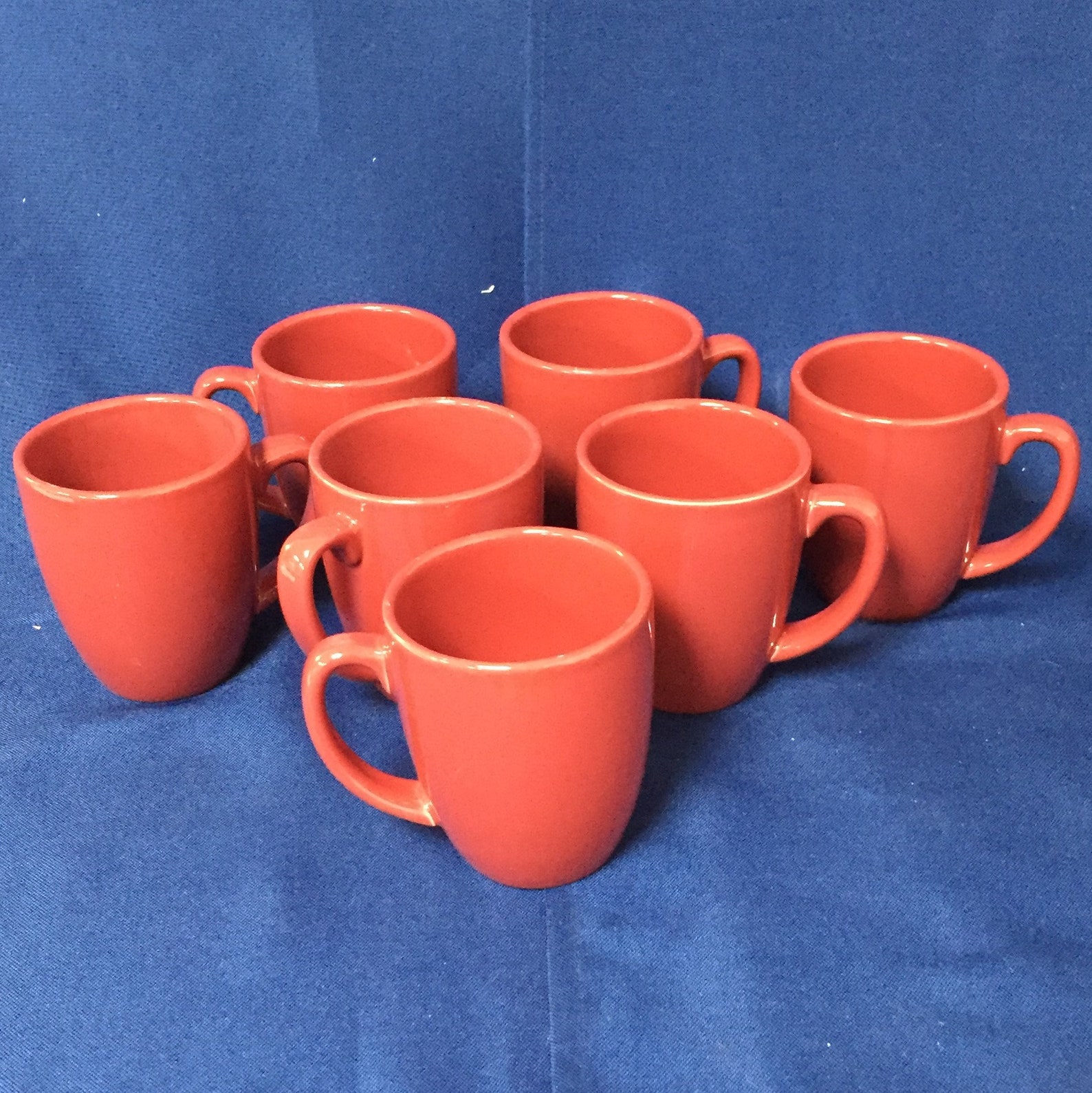 Corelle Coordinates Stoneware Red Mugs Etsy