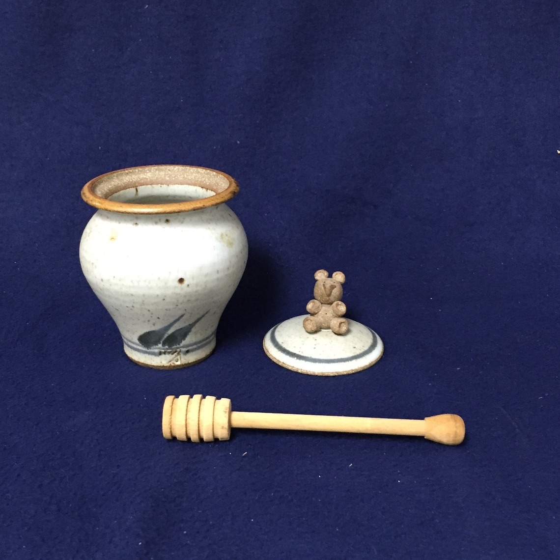 Ceramic Honey Pot Etsy