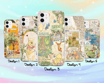 Winnie the Pooh Phone Case for iPhone 15 14 13 Pro Max 16 Max Xr 8
