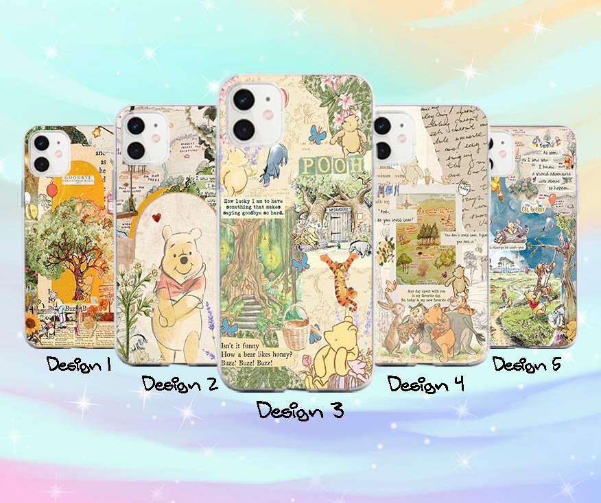 Winnie the Pooh Phone Case for iPhone 15 14 13 Pro Max 16