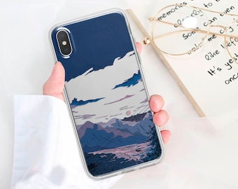 Japanese Kind Landscape Phone Cover for iPhone 15 Pro Max 16 15 Max 15 Xr 8 7 6 Plus case for Samsung S20 Plus Galaxy Note 20 case Pixel 5