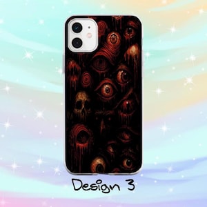 Horror Creepy Eyes case for iPhone 15 14 13 Pro Max 16 Max Xr 8 7 6 Plus Cover for Samsung S24 S23 Plus Galaxy Note 20 case Pixel 7 6 5