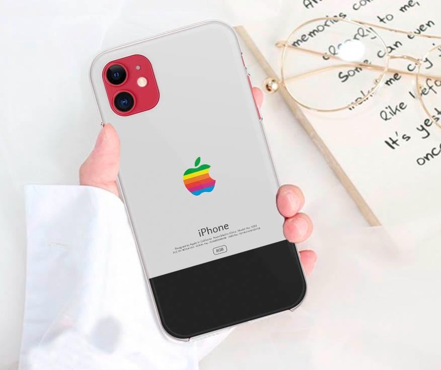 Silicone Apple Logo iPhone Case - Etsy
