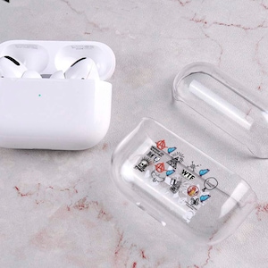 Life Arts Airpods Pro Case Cover, Hard PC Protective Transparent Clear View Compatible with Apple AirPods Pro Wireless Case
