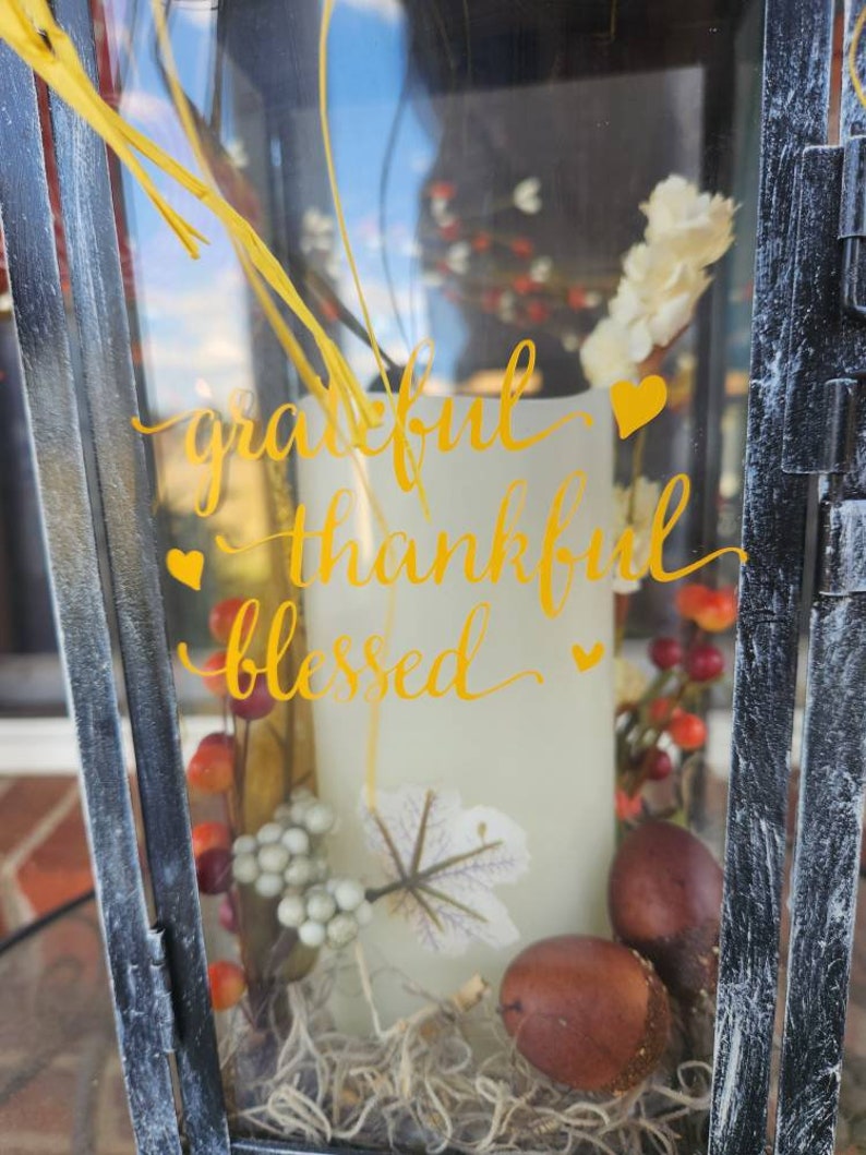 Fall Lantern Flameless Candle With Timer Fall Leaves Etsy