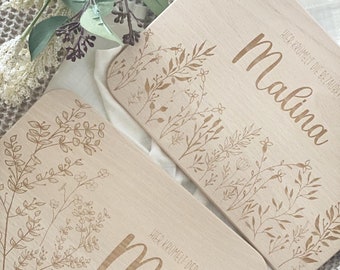 Breakfast board with name I Wooden board personalized I Wooden board I Cutting board I Gift I