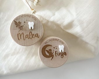 Caja para dientes de leche con nombre | caja de dientes de leche personalizada | Caja para dientes de leche | Caja de dientes | caja de madera | Cajas de almacenamiento | Caja de dientes