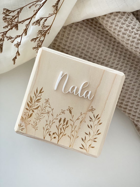 Spardose personalisiert aus Holz | Sparschwein mit Namen