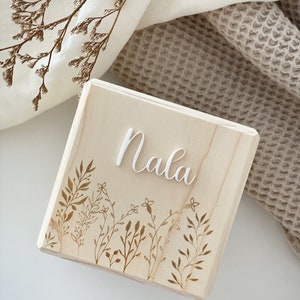 Personalized wooden money box | Piggy bank with name image 5