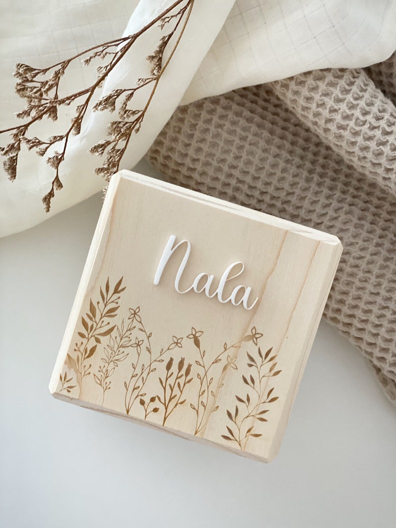 Personalized wooden money box | Piggy bank with name image 5