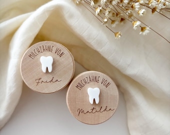 Milk tooth box with name | personalized milk tooth box | box for milk teeth | tooth box | wooden box | storage box | tooth box