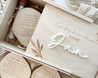 Confirmation gift | Personalized money gift with branches | Baptism | First Communion | Confirmation