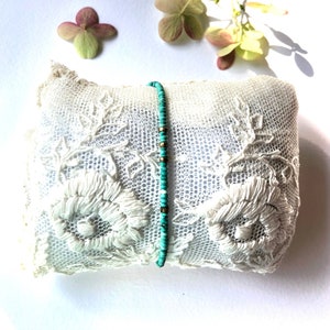 Tiny Turquoise Layering Bracelets
