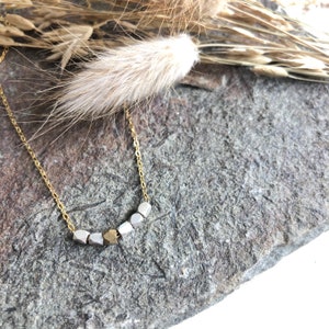Sole Layering Necklace // Silver & Brass