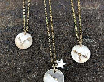 Gouden Constellatie ketting