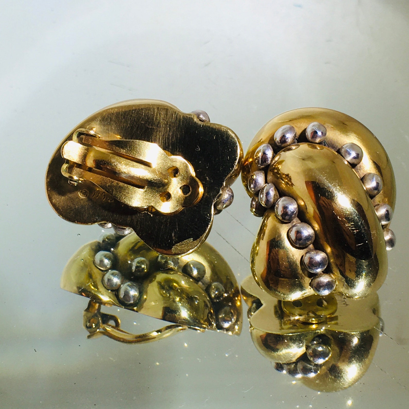 Steve Vaubel design vintage 95 clip on earrings | Etsy