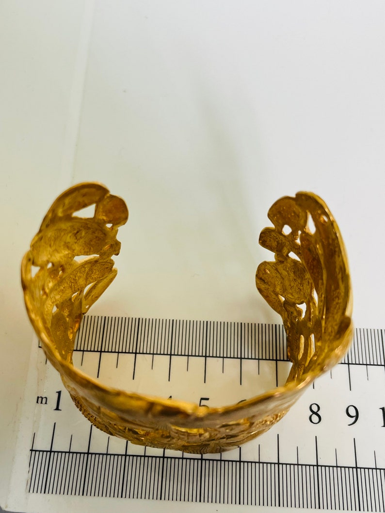 Artisan Made Gold Cape Town Designer Cape Seal Cuff Bangle Etsy UK