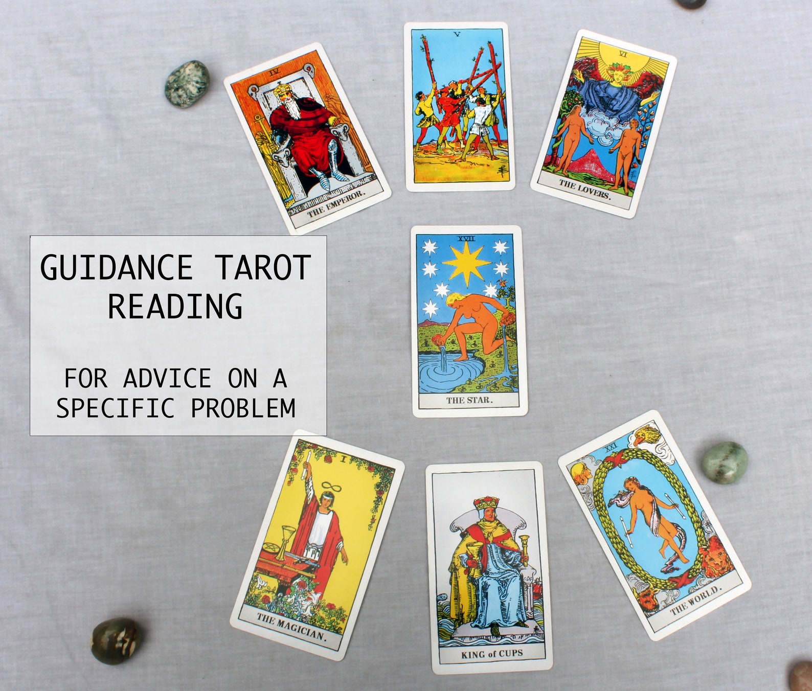 Guidance Tarot Reading 7 Card Advice Spread Etsy