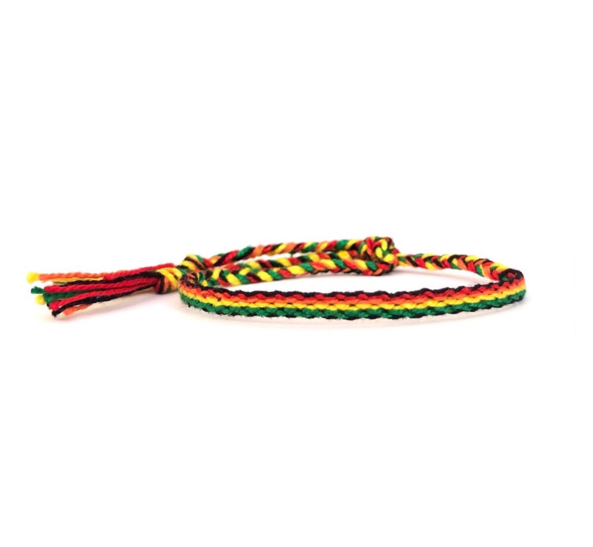 Rasta woven anklet Jamaica anklet rasta surfer anklet Etsy