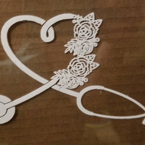 Stethoscope with flowers