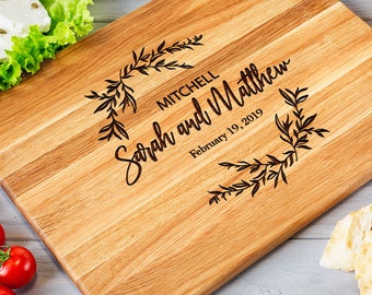 Personalized cutting board, Engraved cutting board, Custom cutting board, Housewarming gift