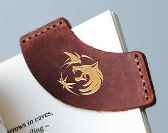 Marcapáginas de cuero personalizado, marcapáginas para amantes de los libros, marcapáginas para lectores, marcapáginas de cuero con forma de corazón.