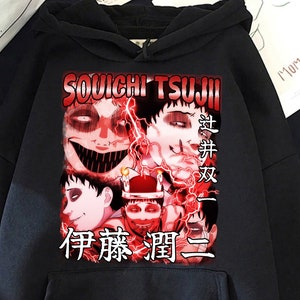 Junji ito souichi hoodie Etsy Espana