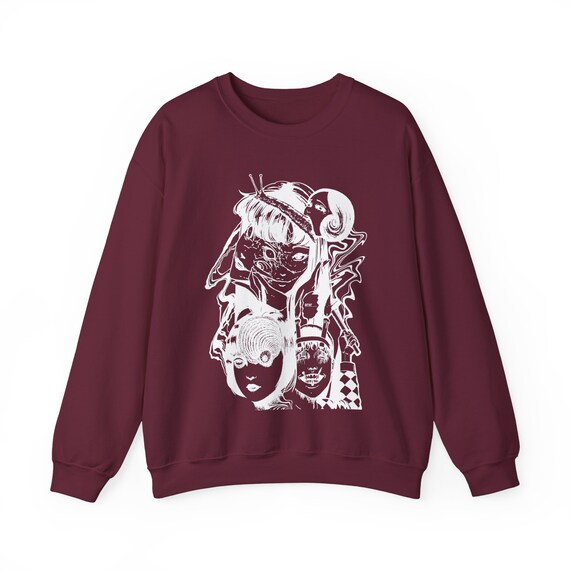 Pull manga fille effrayante chemise Tomie t shirt anime sombre japonais fille retro sweat shirt unisexe horreur manga gothique Etsy France